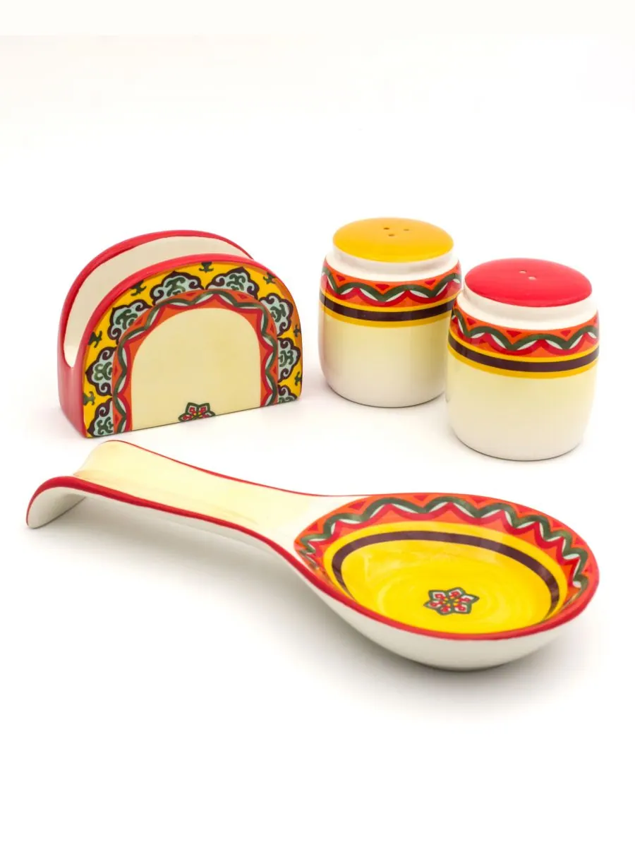 Набор кухонных принадлежностей Galicia, 4 шт Euro Ceramica — изображение 1 из 6, мульти