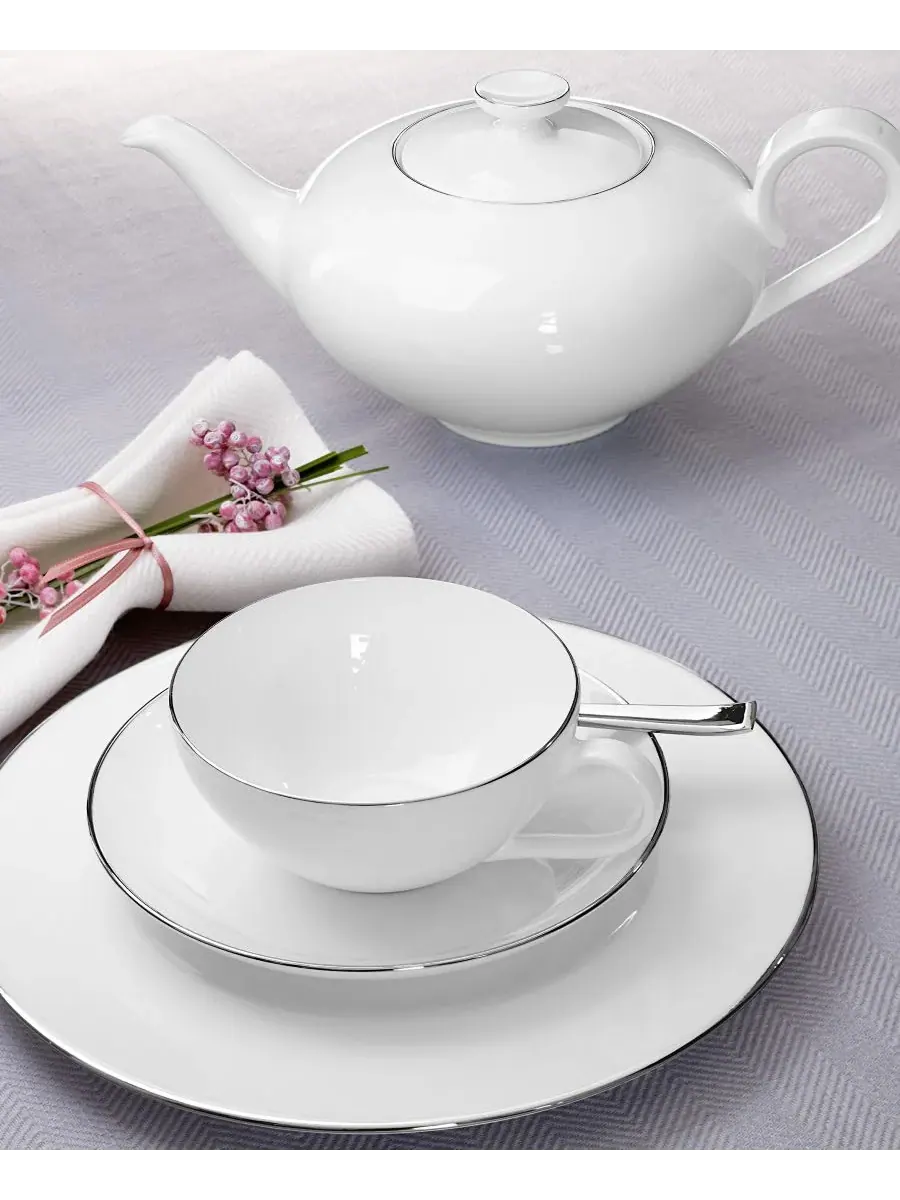 Платиновая тарелка для маринованных огурцов Anmut/Подставка для подливки Villeroy & Boch — изображение 3 из 3, нет цвета