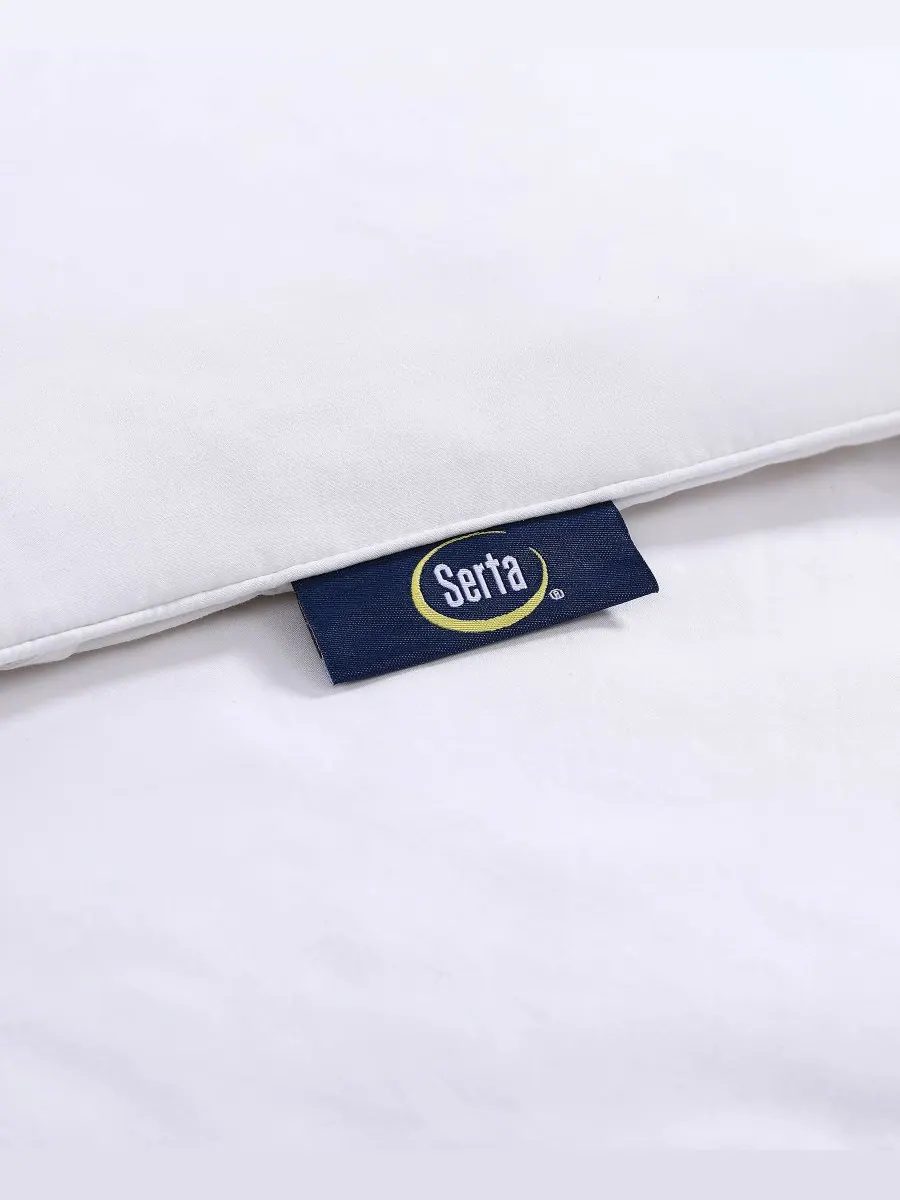 Serta Охлаждающее всесезонное одеяло HeiQ Cooling White из пера и пуха, размер Full/Queen — изображение 3 из 5, белый