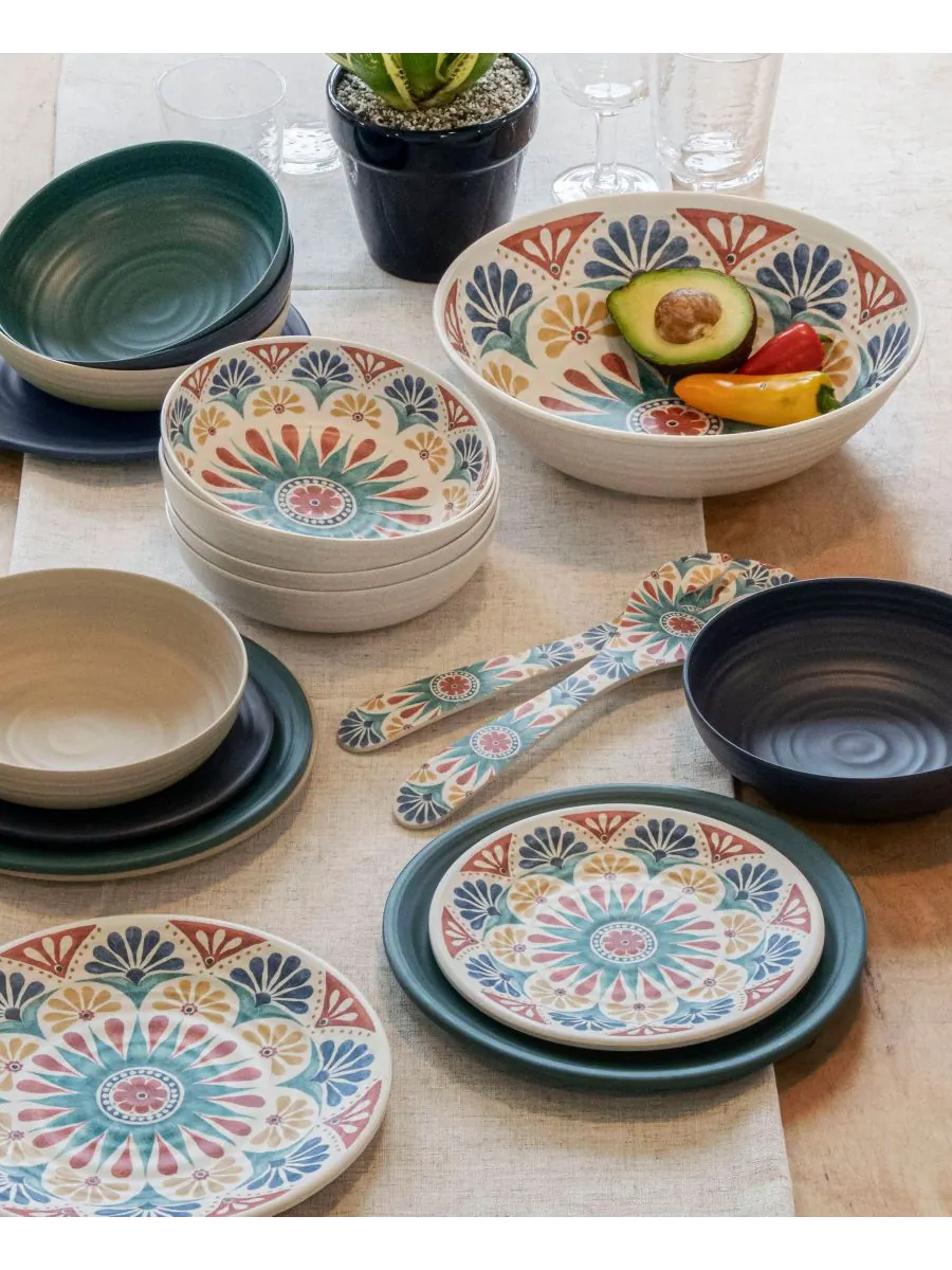 Набор салатных тарелок Desert Rio (6 штук) Abode Homewares — изображение 2 из 2, мульти