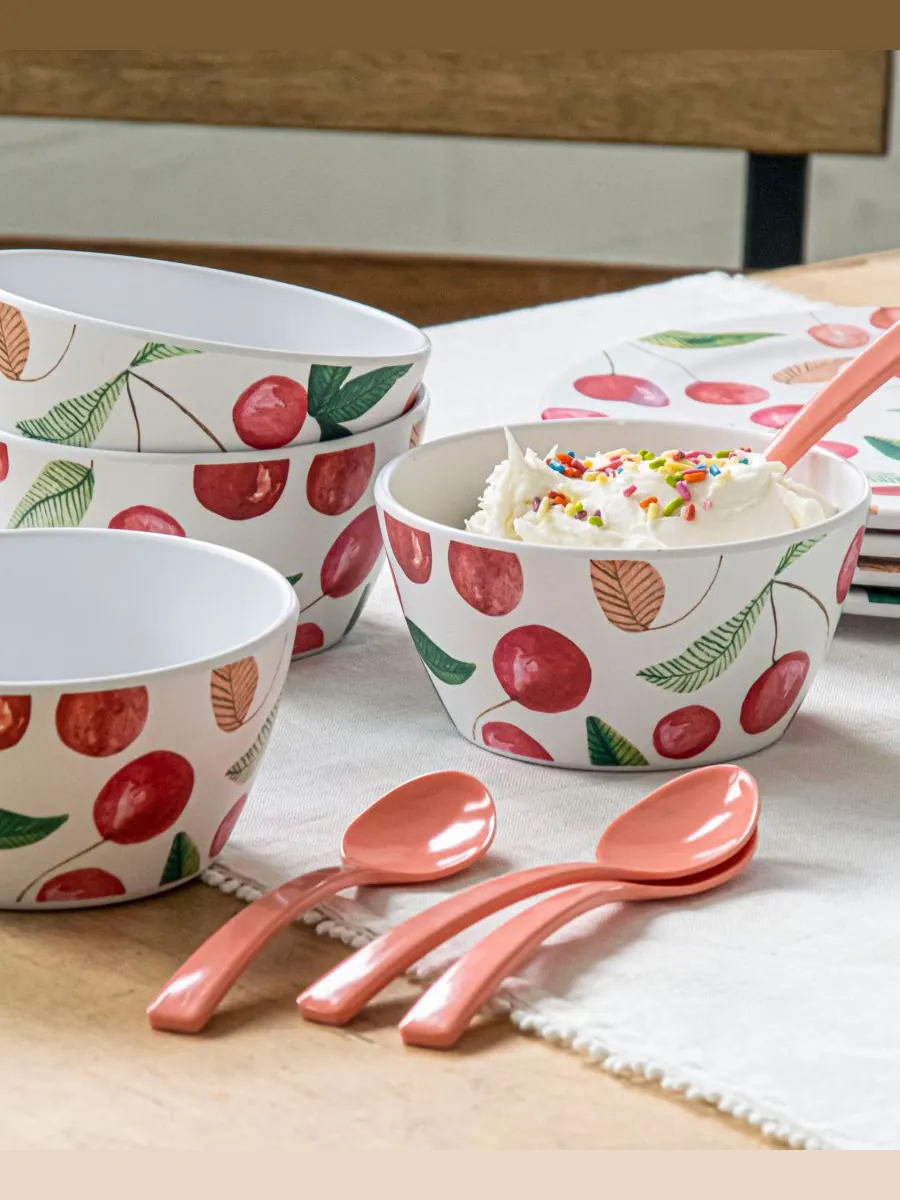 Набор из 6 салатных тарелок с ягодами и вишней Abode Homewares — изображение 2 из 3, мульти