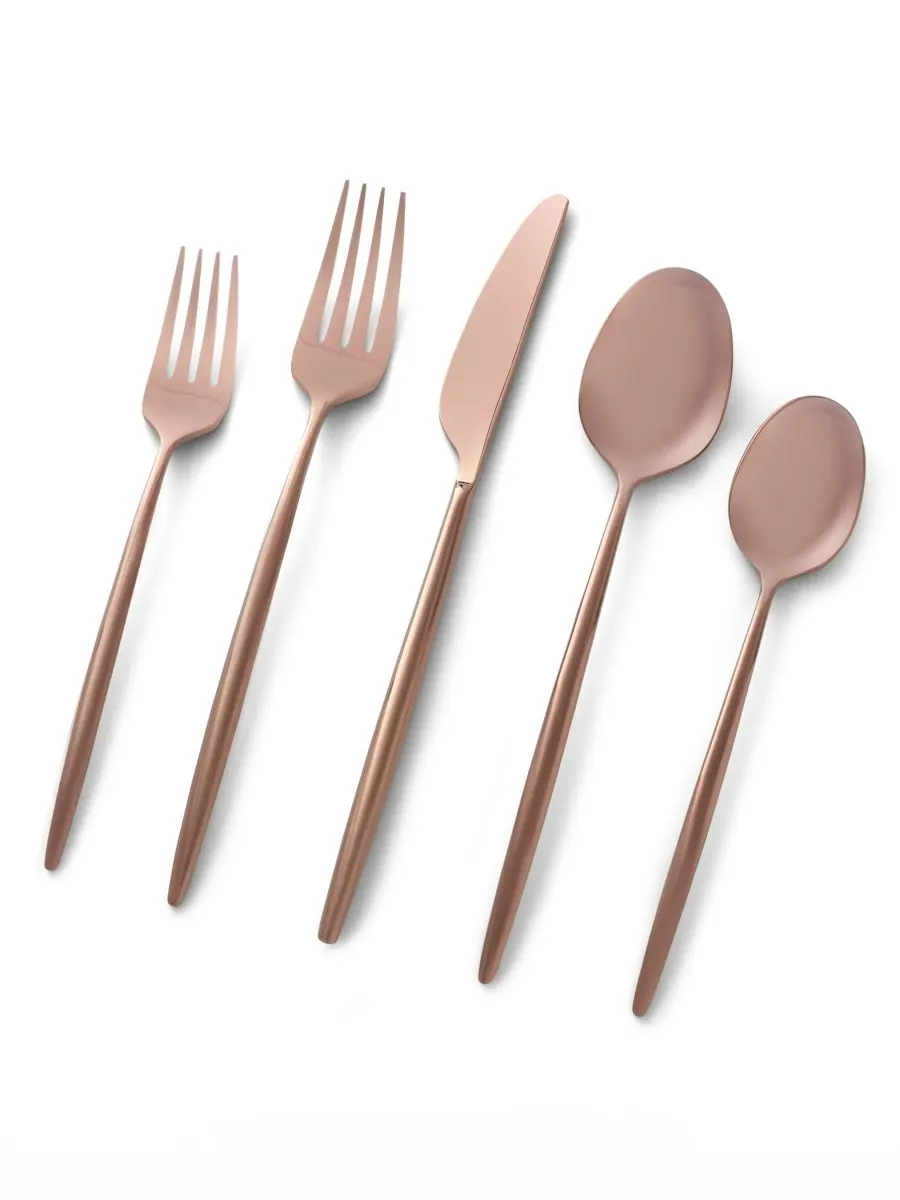 Cambridge Silversmiths Набор столовых приборов Gaze Copper Mirror из 20 предметов, на 4 персоны