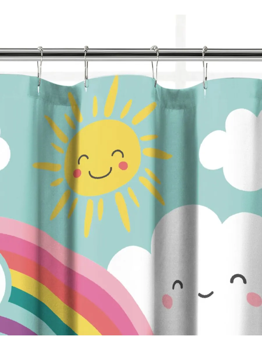 Занавеска для душа Rainbow Flare, 72" x 72" Dream Factory — изображение 2 из 4, мульти