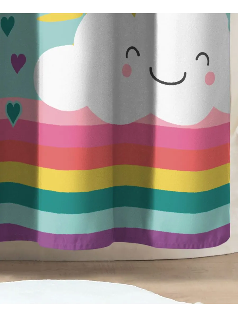 Занавеска для душа Rainbow Flare, 72" x 72" Dream Factory — изображение 3 из 4, мульти