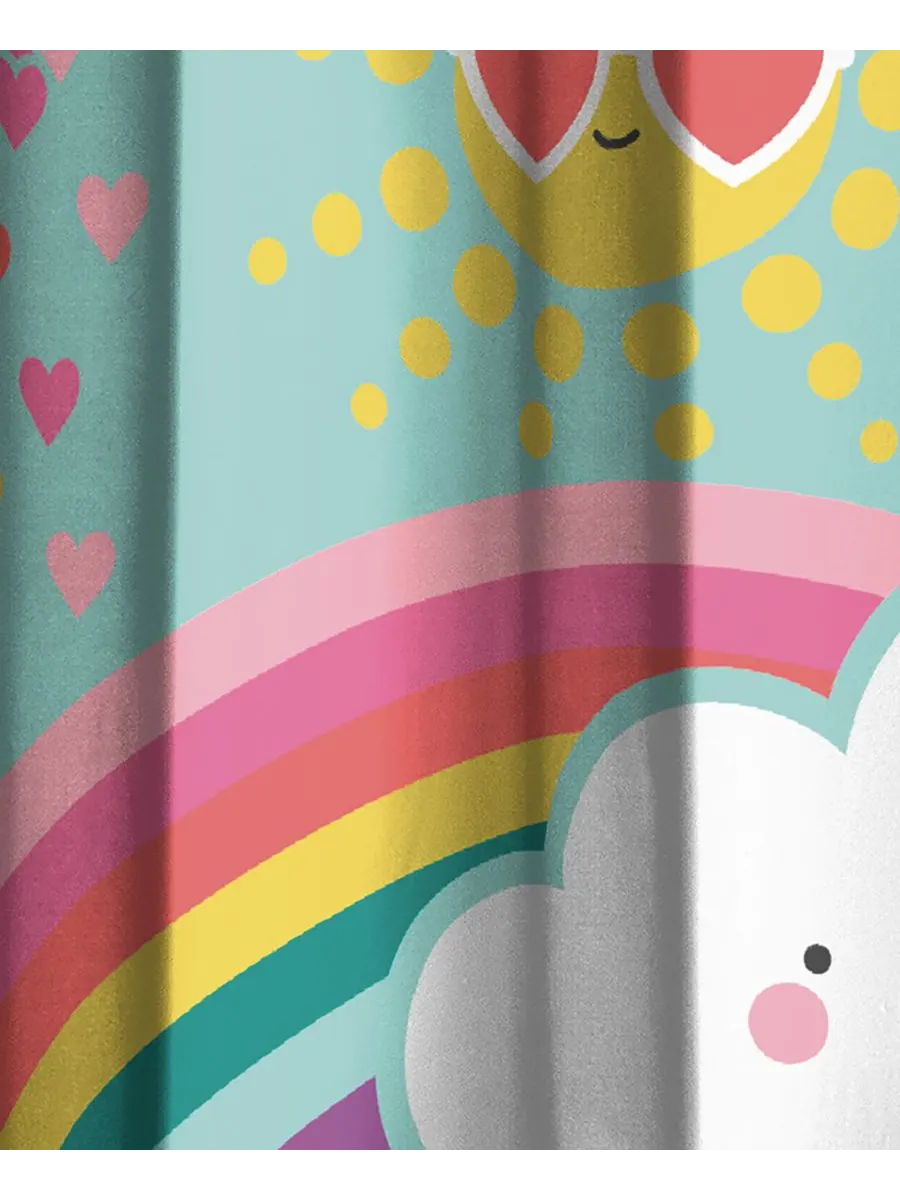 Занавеска для душа Rainbow Flare, 72" x 72" Dream Factory — изображение 4 из 4, мульти