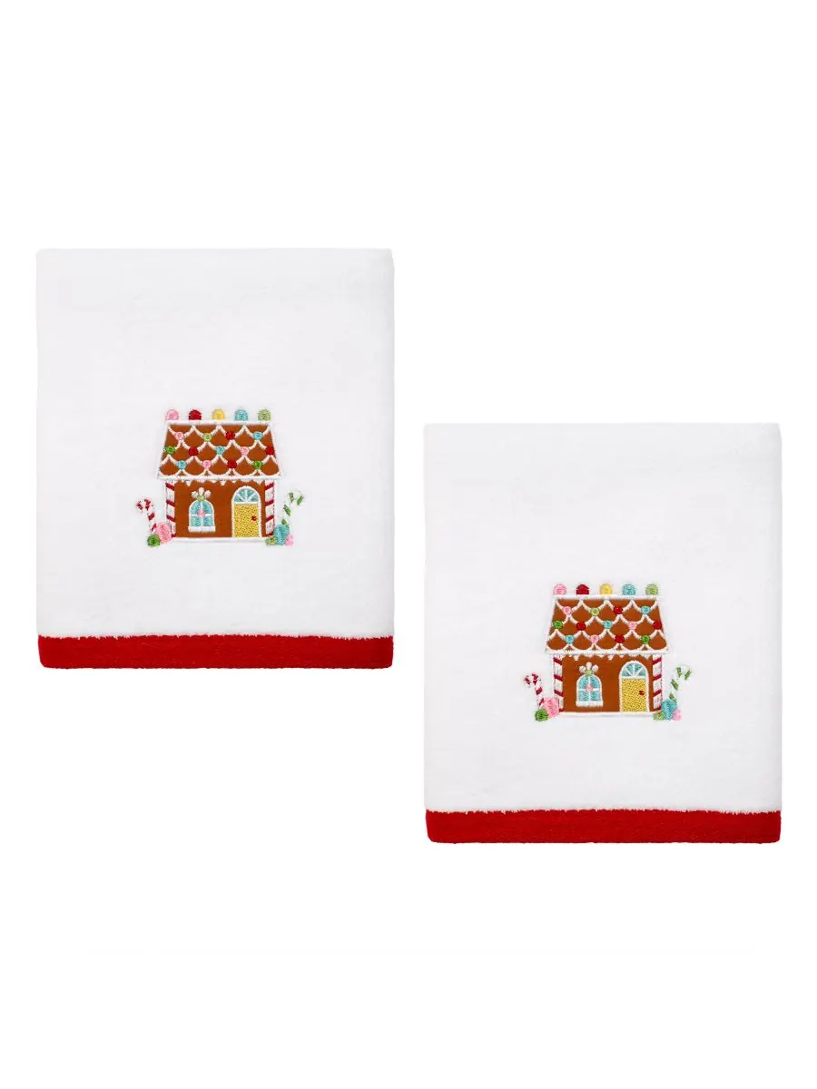 Хлопковое полотенце для рук Sweet Treat, 28 x 16 дюймов Avanti, White, Hand Towels — изображение 1 из 4, белый