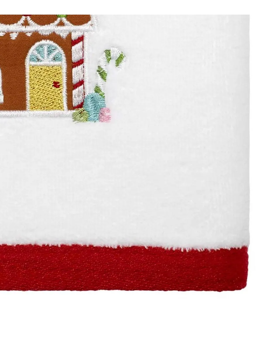 Хлопковое полотенце для рук Sweet Treat, 28 x 16 дюймов Avanti, White, Hand Towels — изображение 3 из 4, белый