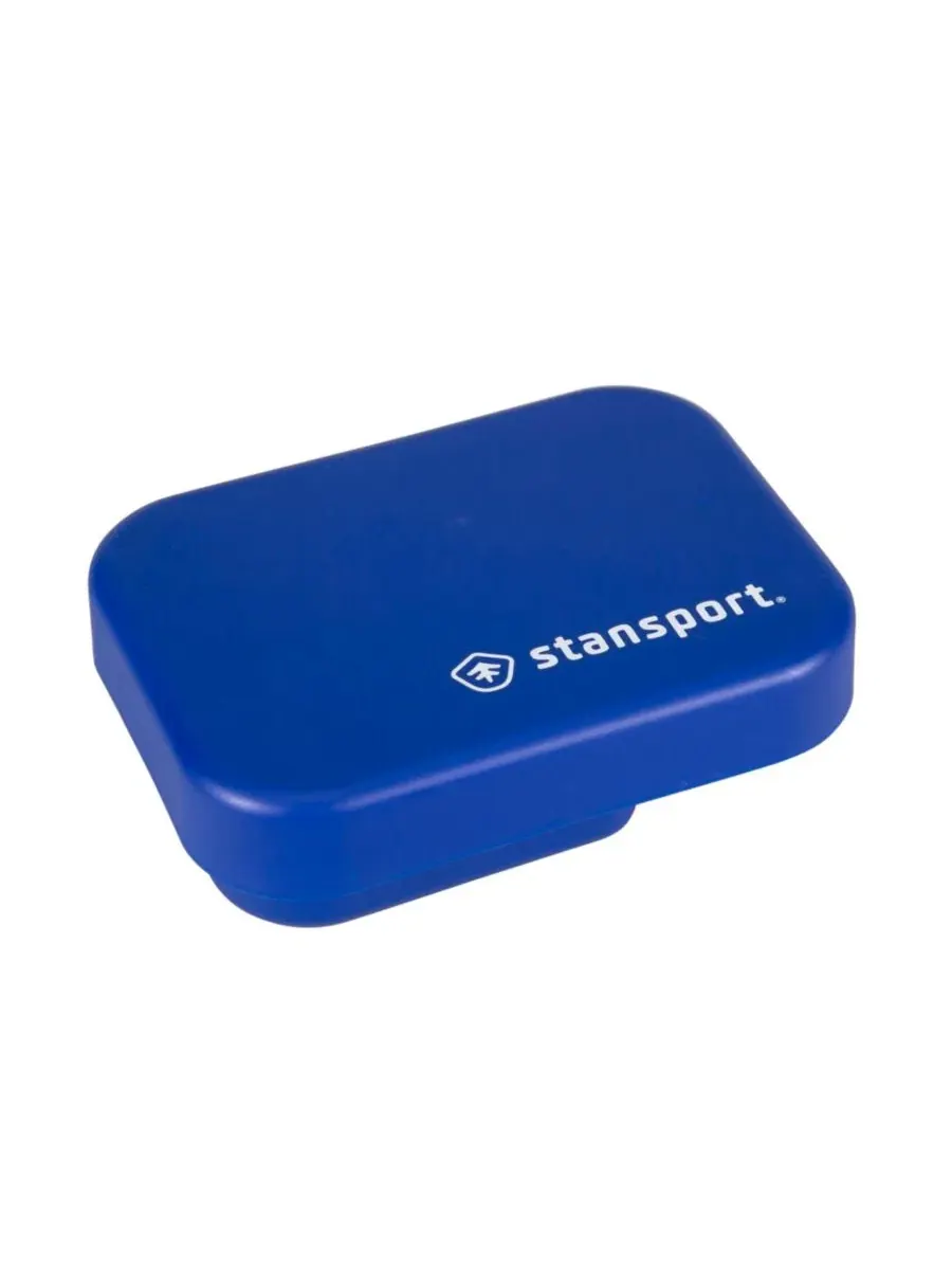 Набор столовых приборов для кемпинга на 1 человека, с разделочной доской Stansport — изображение 3 из 3, синий