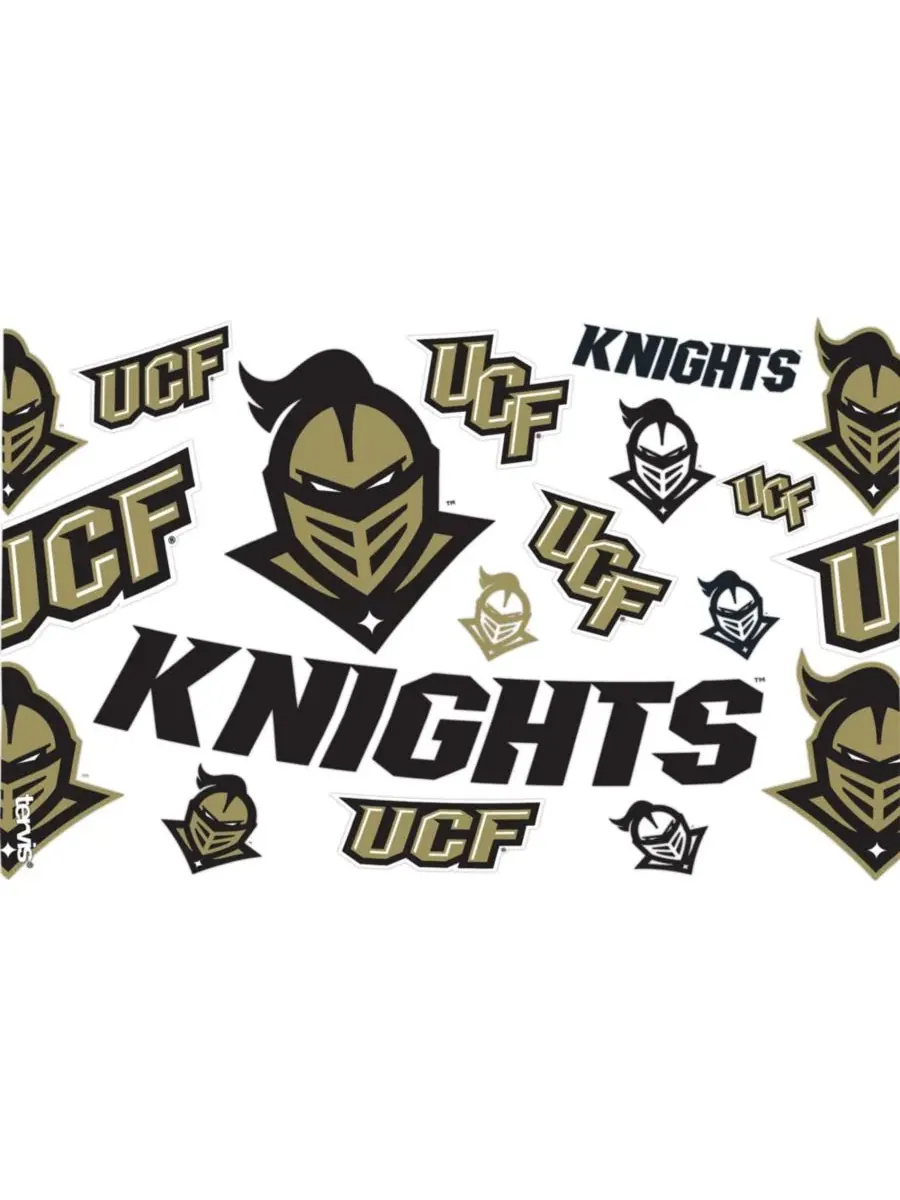 Набор из 4 стаканов Tervis Classic с логотипом UCF Knights, 16 унций (0,47 л), с принтом Tervis — изображение 5 из 5