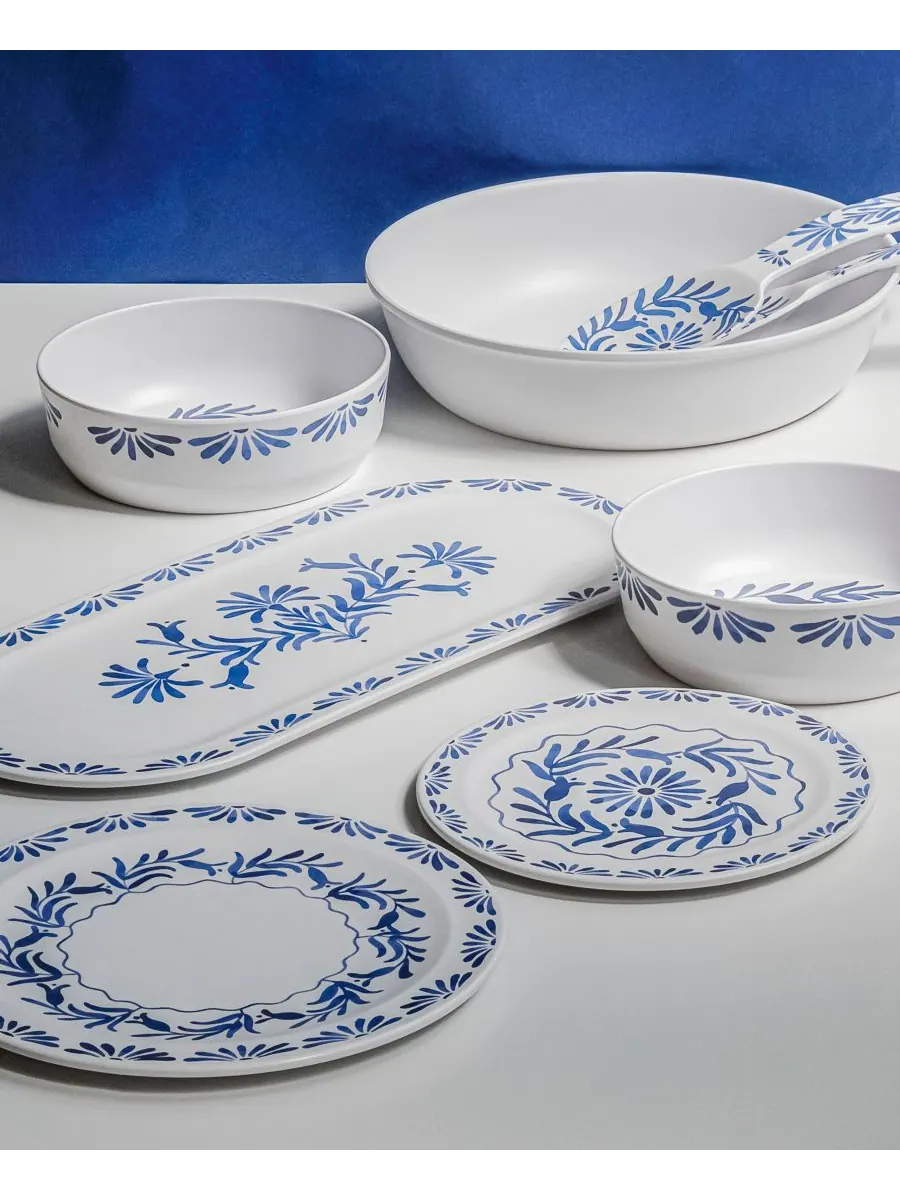 Набор салатных тарелок Azul, 6 штук Abode Homewares — изображение 2 из 2, синий