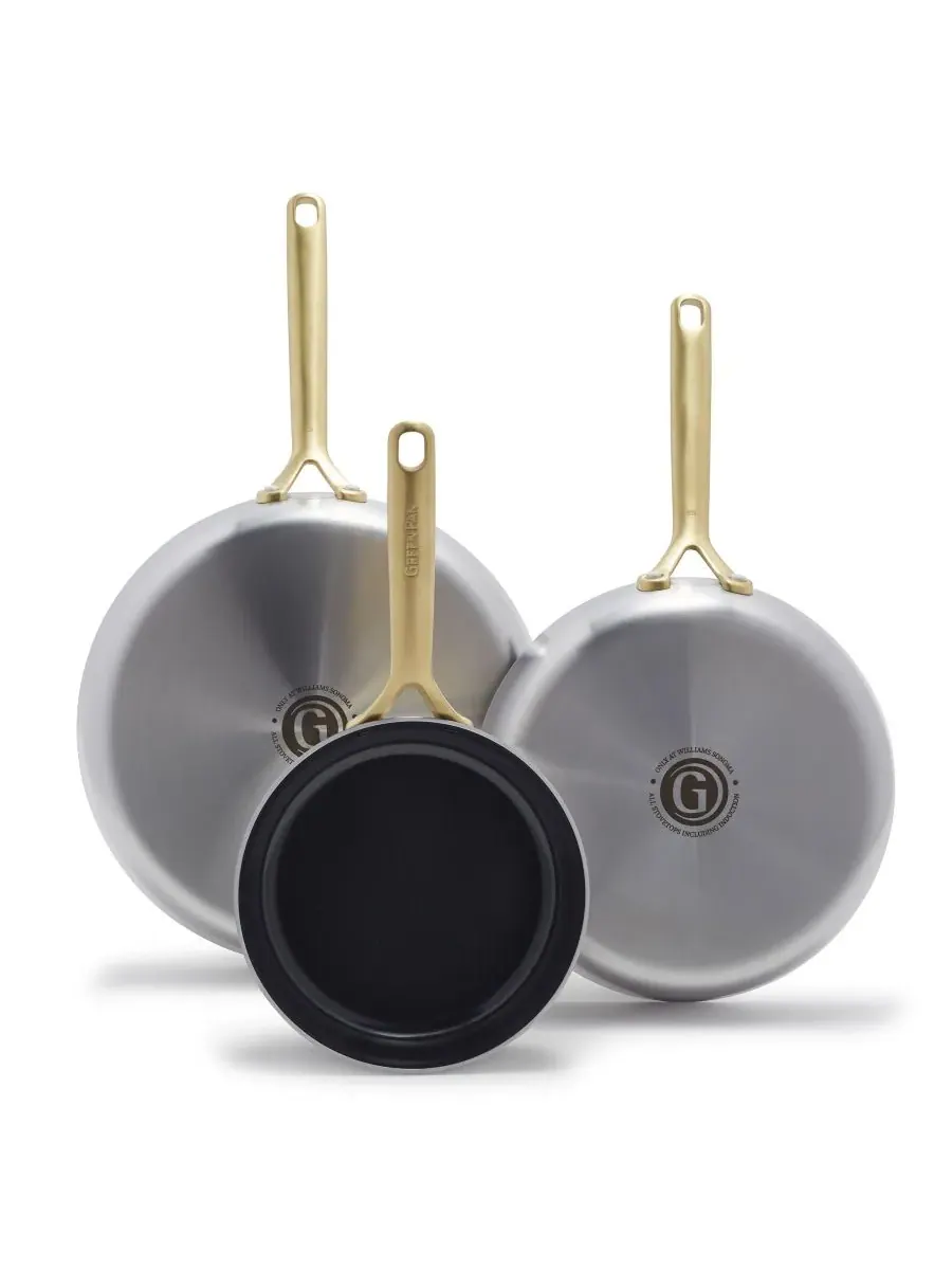 Набор посуды GreenPan GP5 Stainless Steel, 13 предметов — изображение 7 из 8, серебряный