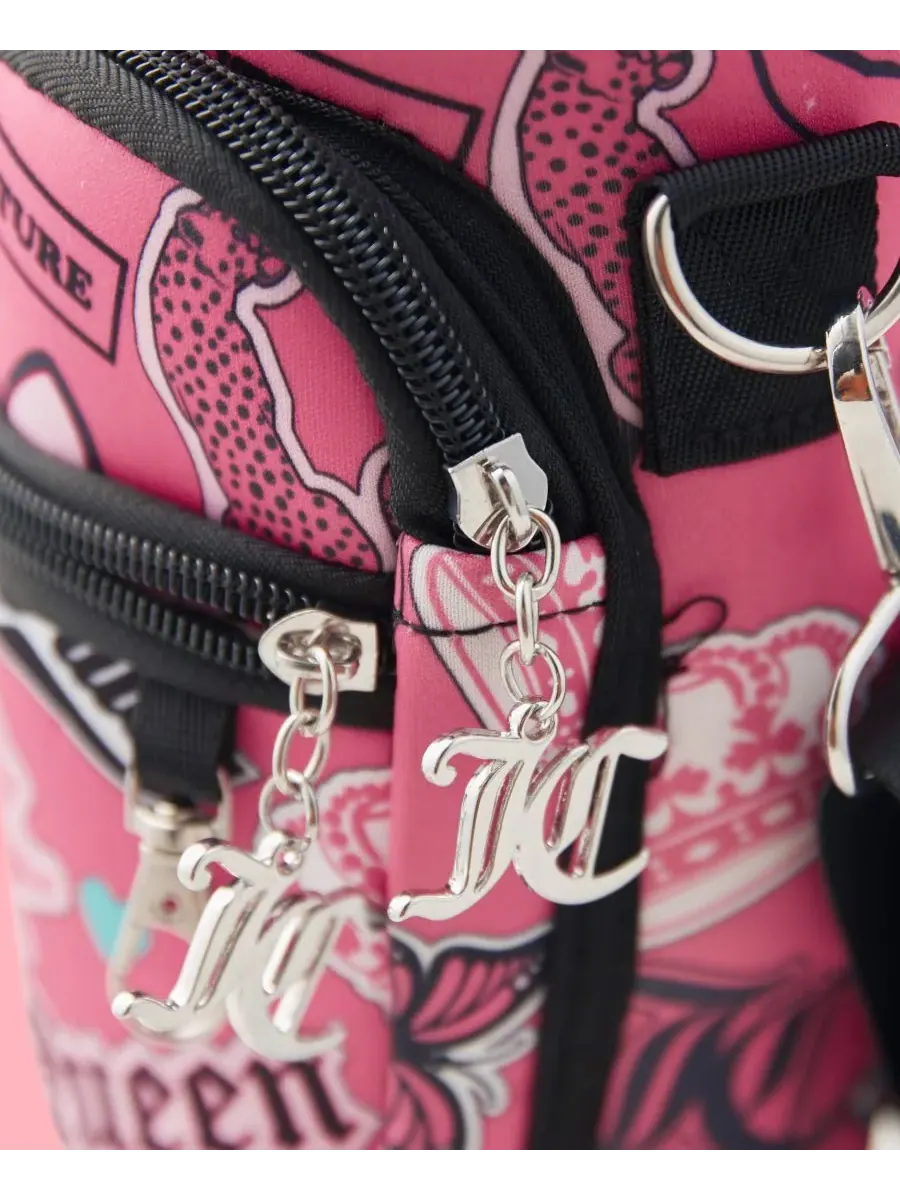 Полезная дорожная кружка Jetsetter из нержавеющей стали, 0,9 л Juicy Couture — изображение 9 из 10, розовый