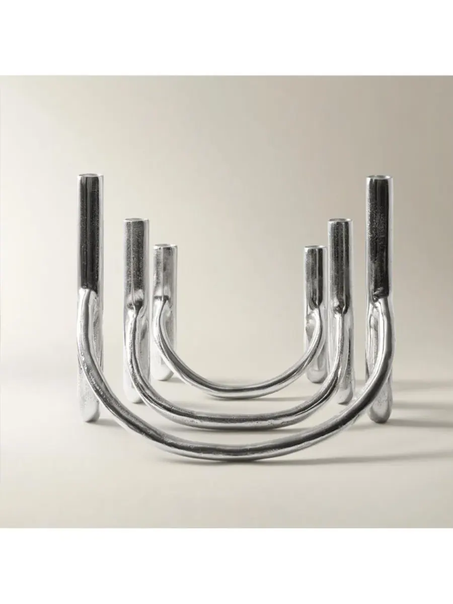 Подсвечник для свечей Pillaro Taper Holder Z Gallerie — изображение 3 из 4, прозрачный