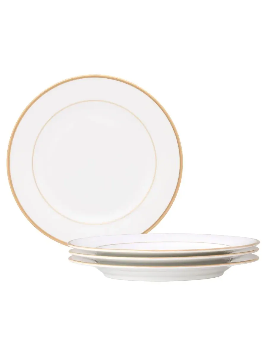 Набор из 4 салатных тарелок Noritake Heritage 21 см — изображение 1 из 10, золото