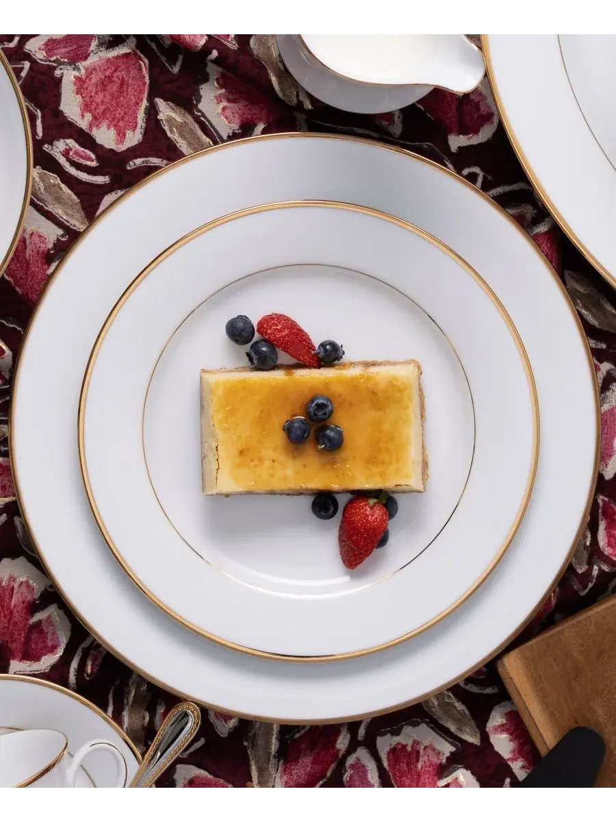 Набор из 4 салатных тарелок Noritake Heritage 21 см — изображение 3 из 10, золото