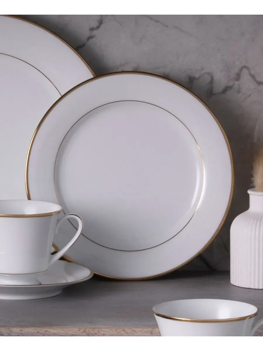 Набор из 4 салатных тарелок Noritake Heritage 21 см — изображение 5 из 10, золото