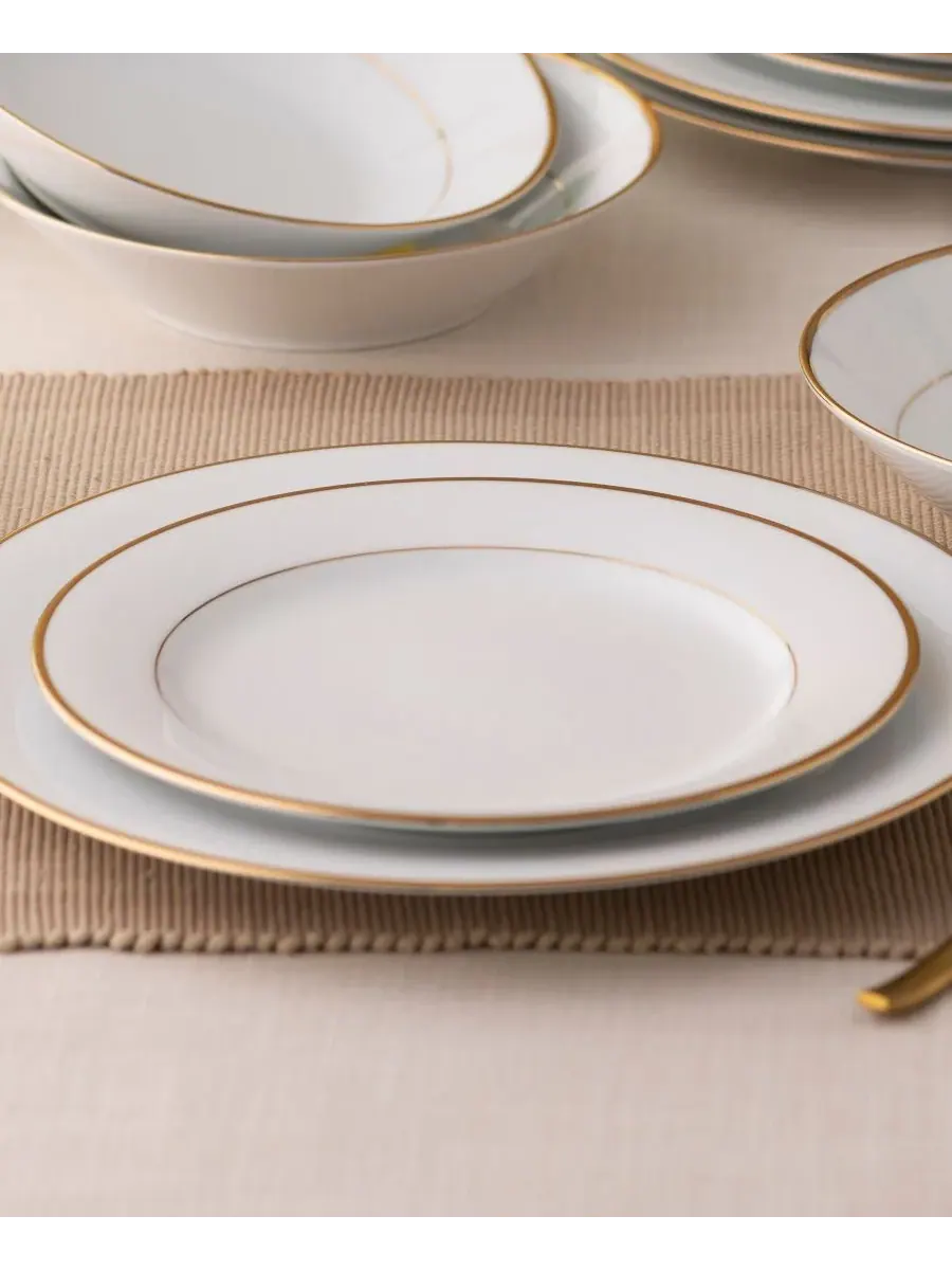 Набор из 4 салатных тарелок Noritake Heritage 21 см — изображение 7 из 10, золото