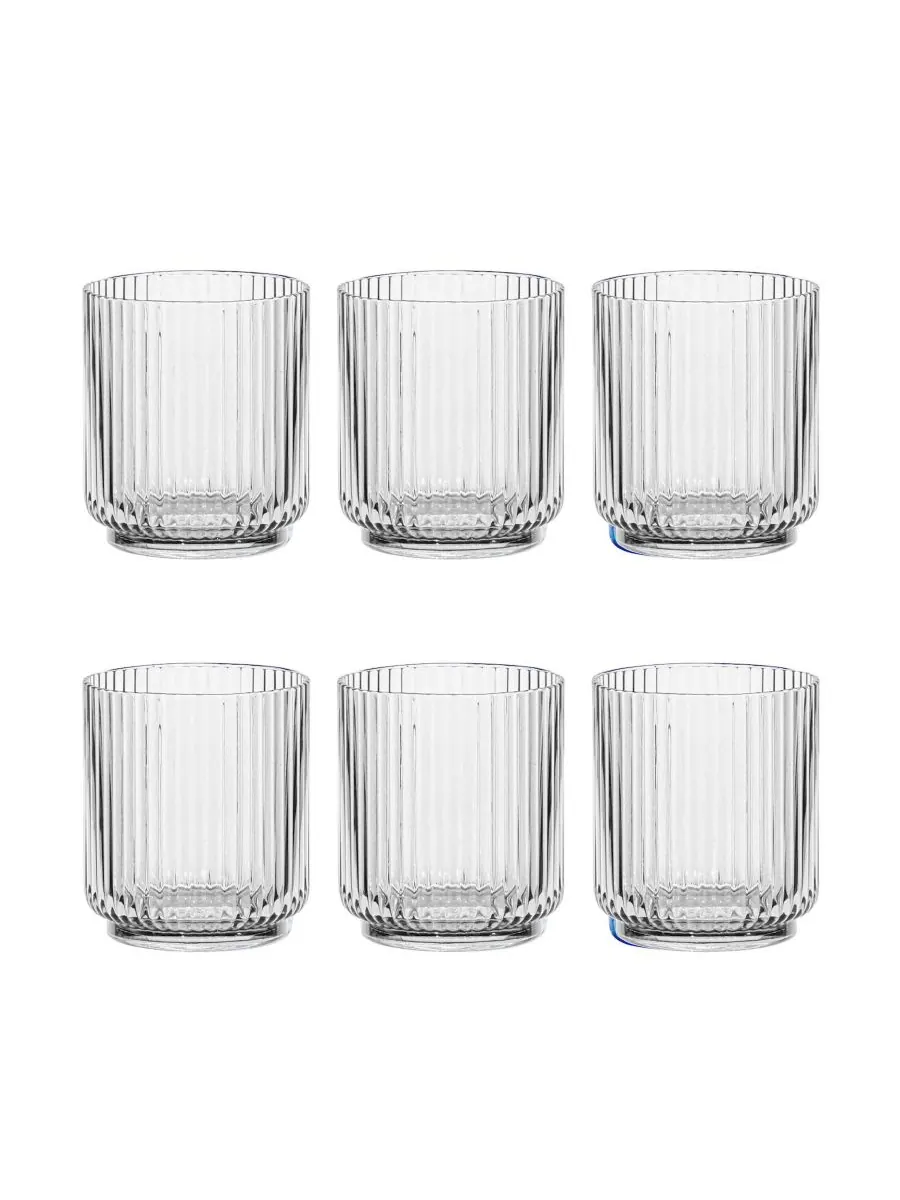 Набор из 6 акриловых бокалов Mesa Double Old Fashion Premium Abode Homewares
