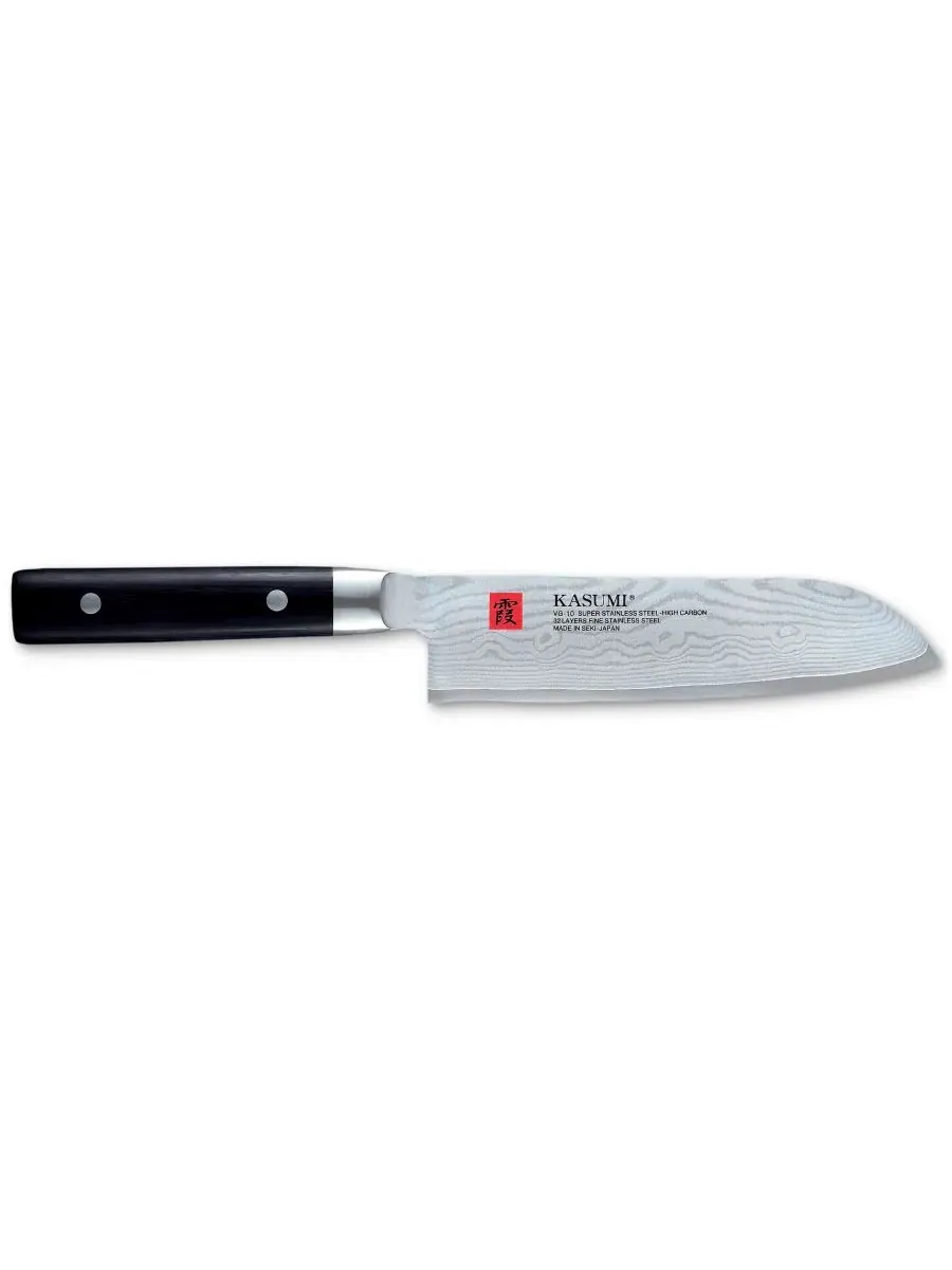 18 см нож Santoku Kasumi, нержавеющая сталь — серебристый