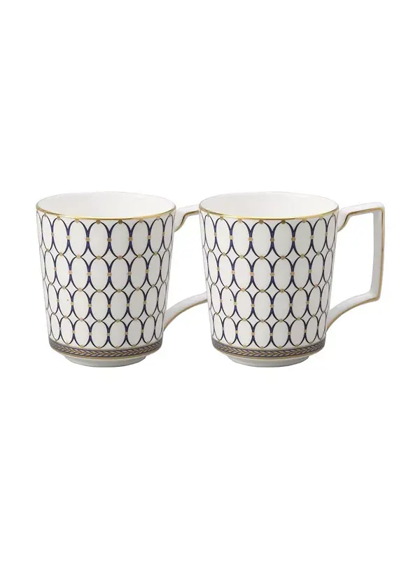 Золотые кружки эпохи Возрождения, набор из 2 штук Wedgwood — изображение 1 из 4, мульти