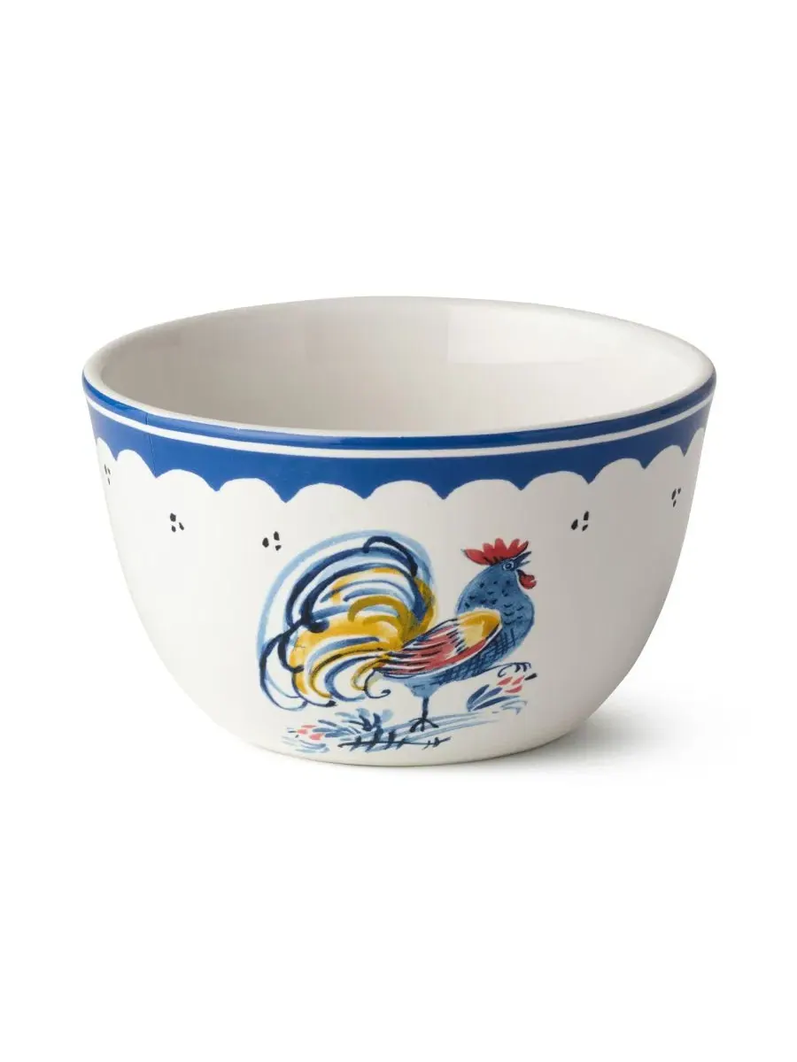 Набор из 4 пиал для мороженого French Rooster, керамика, 0.7 л Certified International — изображение 2 из 5, мульти