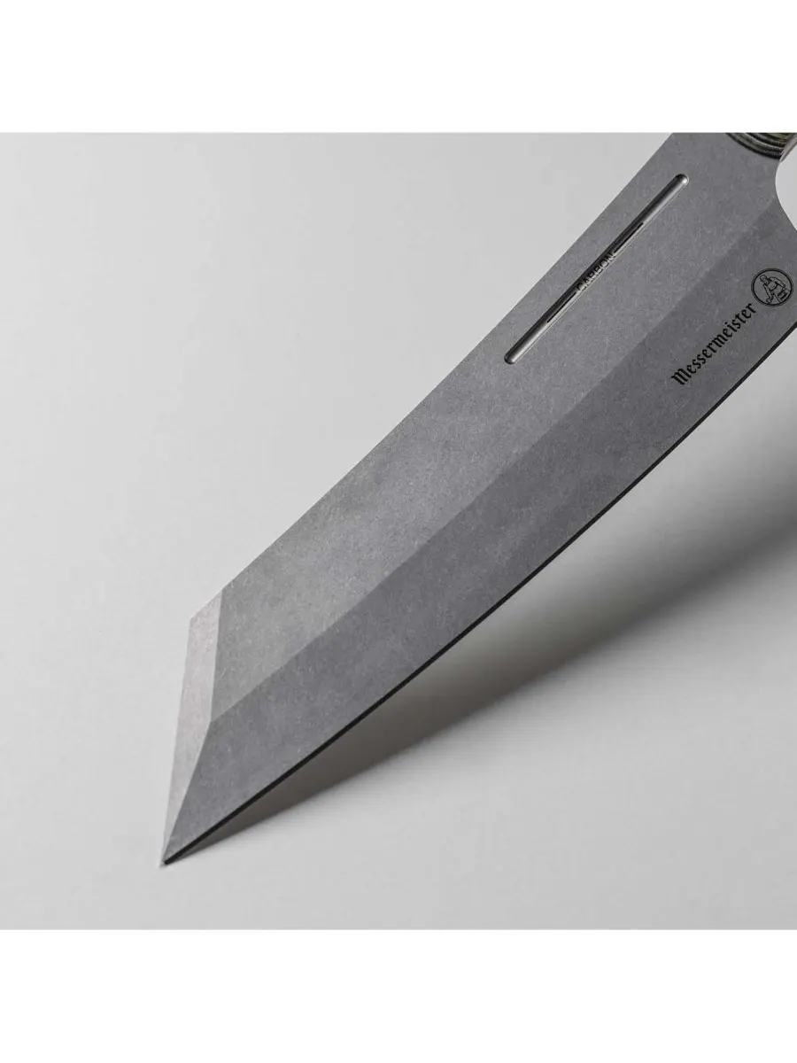 Поварской нож Carbon Bunka - 8 дюймов Messermeister — изображение 5 из 5, серебристый
