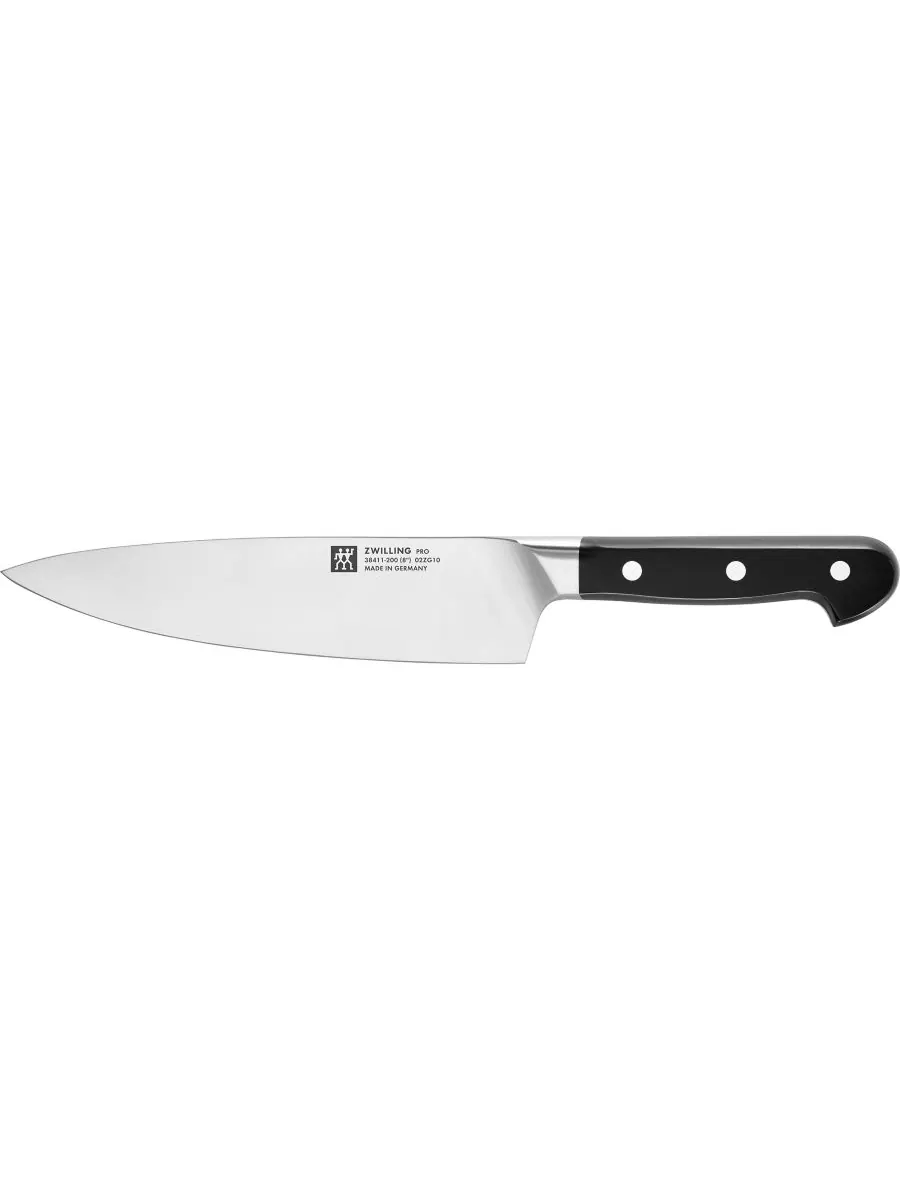 Набор кухонных ножей в блоке ZWILLING Pro, 7 предметов, орех — изображение 5 из 8, коричневый