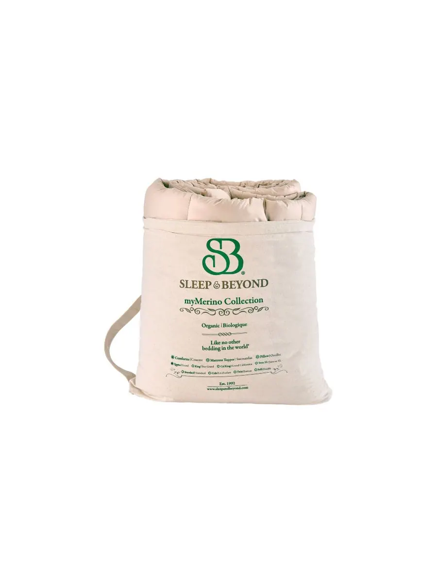 Одеяло Mymerino из мериносовой шерсти для кроватки Sleep & Beyond — изображение 4 из 5, белый