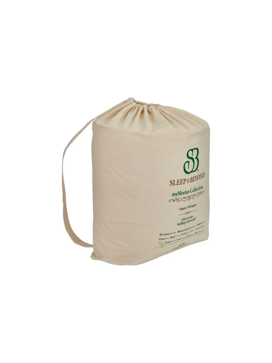 Одеяло Mymerino из мериносовой шерсти для кроватки Sleep & Beyond — изображение 5 из 5, белый