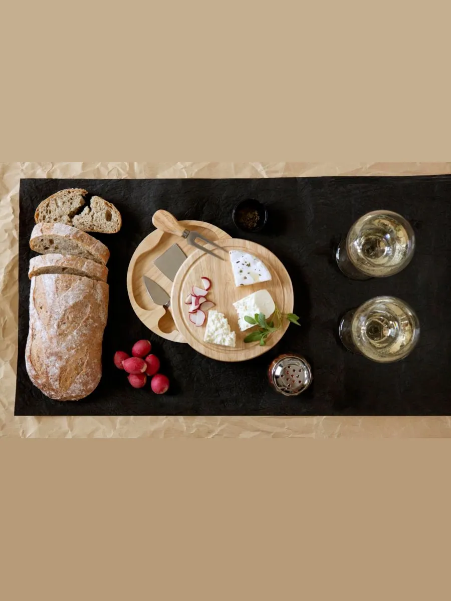 Набор разделочной доски и инструментов для сыра Toscana by Brie Picnic Time — изображение 6 из 8, коричневый