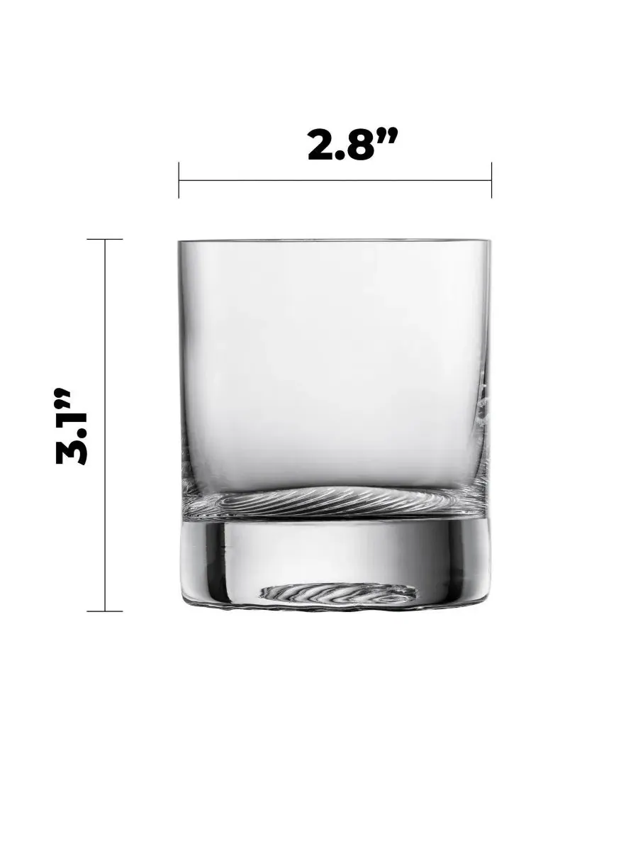 Набор из 4 стаканов для виски Echo Zwiesel Glas — изображение 2 из 6, прозрачный