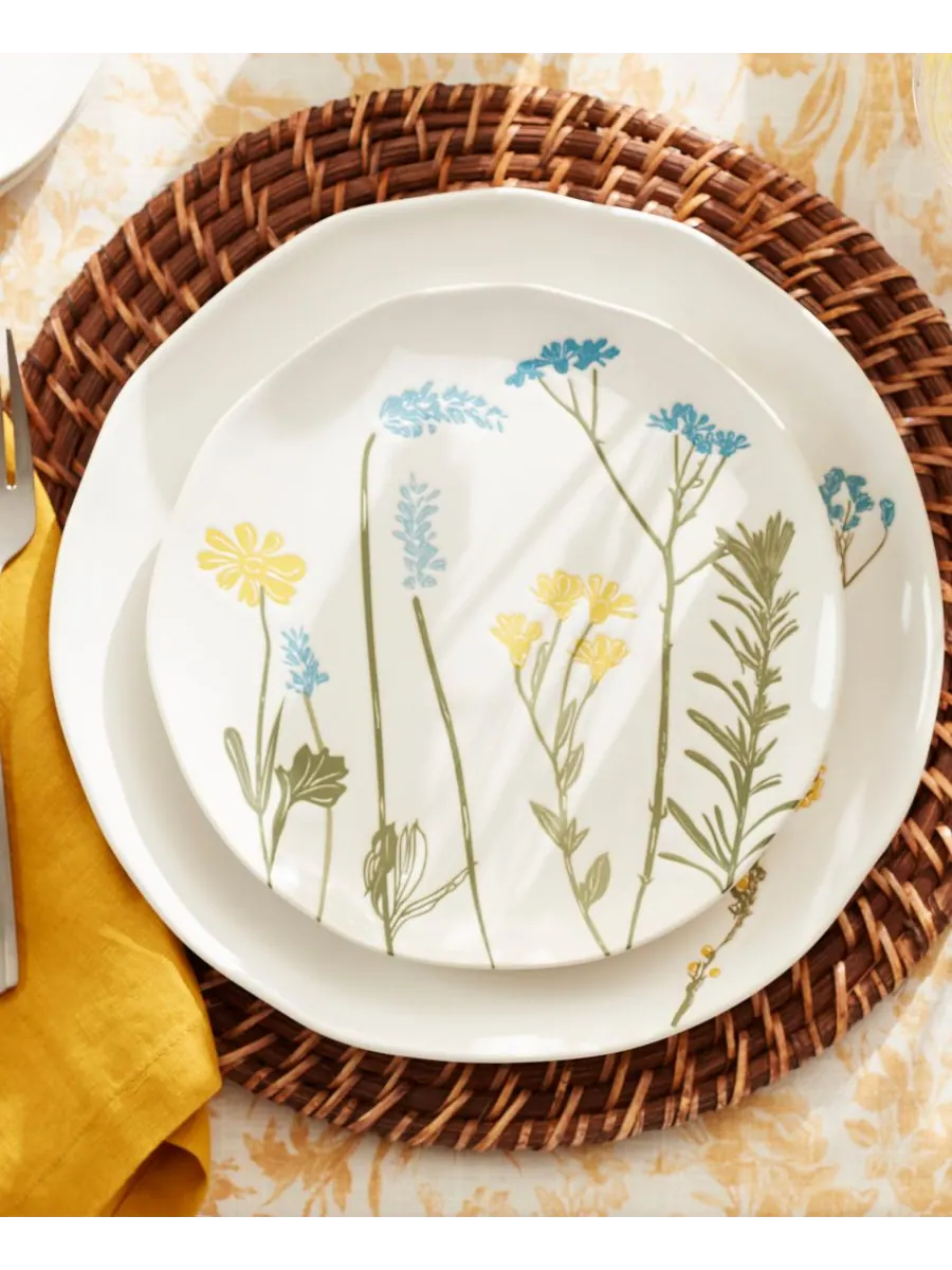 Набор посуды Wildflowers из 12 предметов, на 4 персоны Lenox — изображение 5 из 10, белый