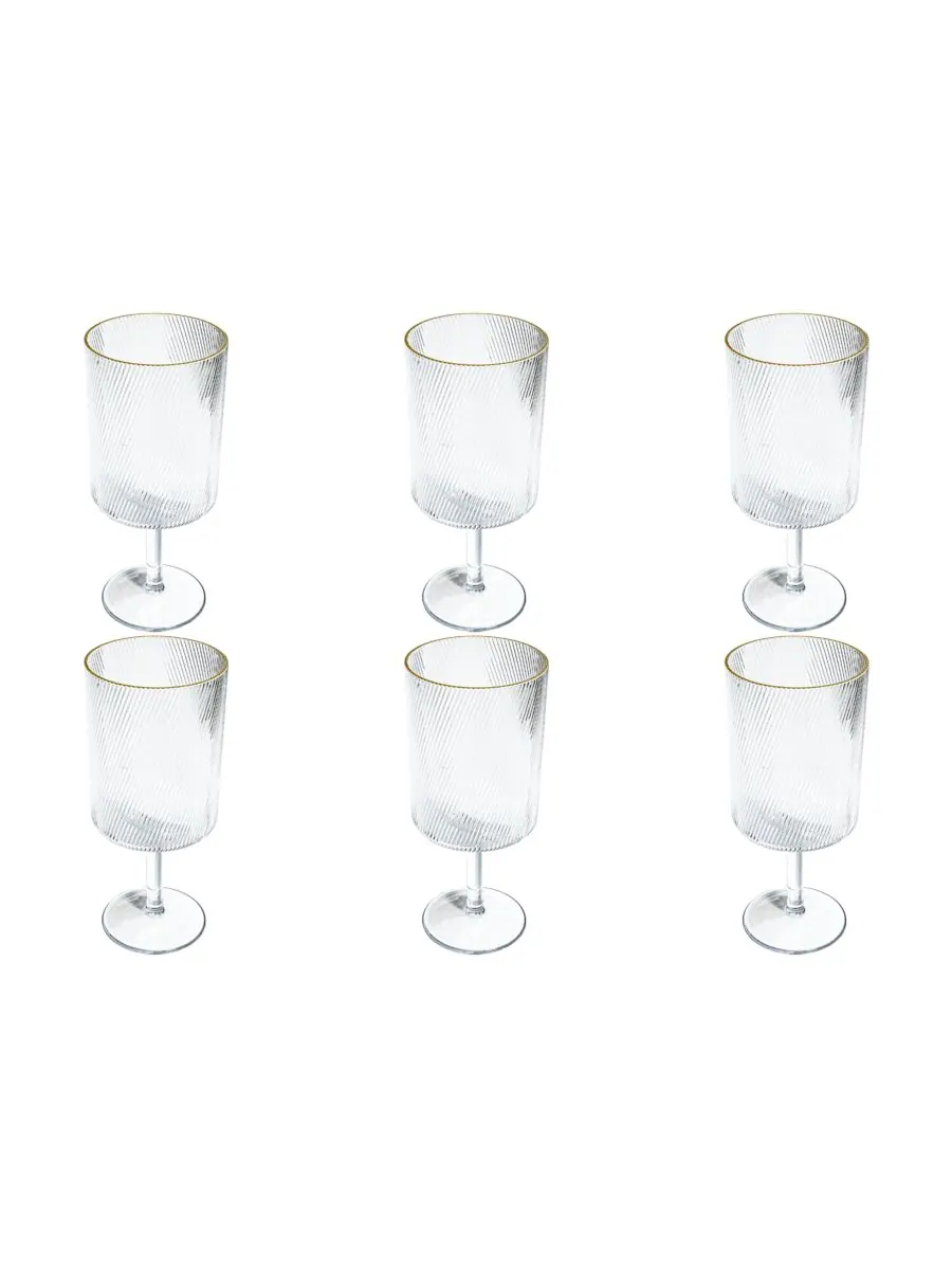 Набор из 6 бокалов Stax Optic Twist Abode Homewares