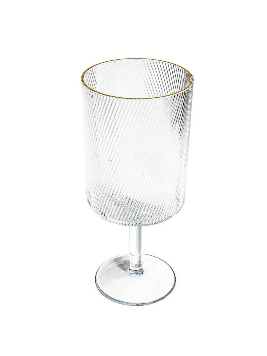Набор из 6 бокалов Stax Optic Twist Abode Homewares — изображение 2 из 4, прозрачный