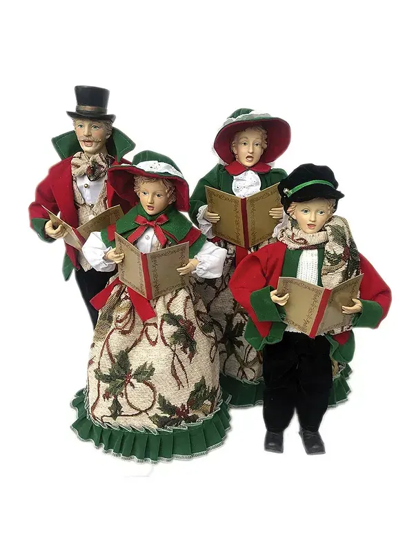 20-27 дюймовые рождественские украшения из падуба, набор из 4 штук Santa'S Workshop