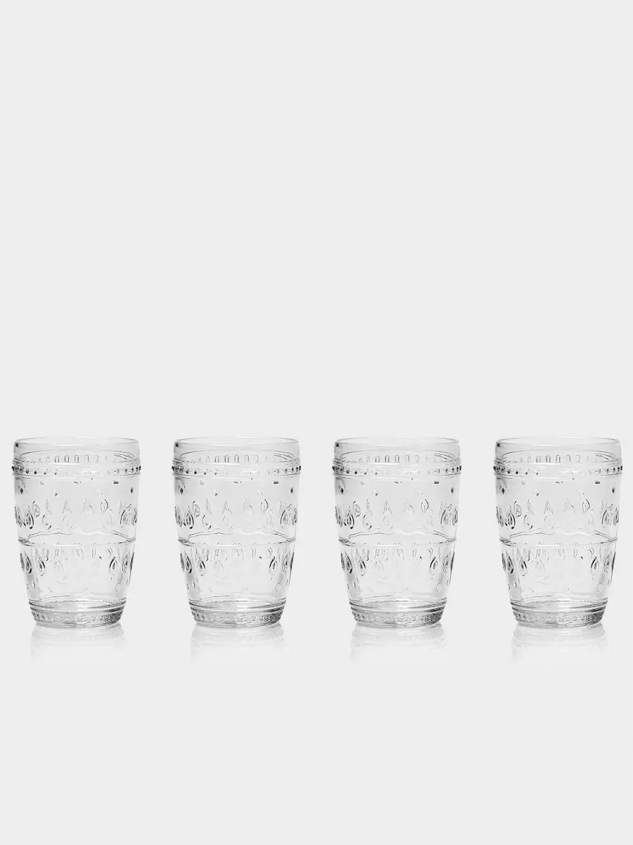 Набор из 4 бокалов для коктейлей Fez Highball Euro Ceramica — изображение 2 из 3, прозрачный