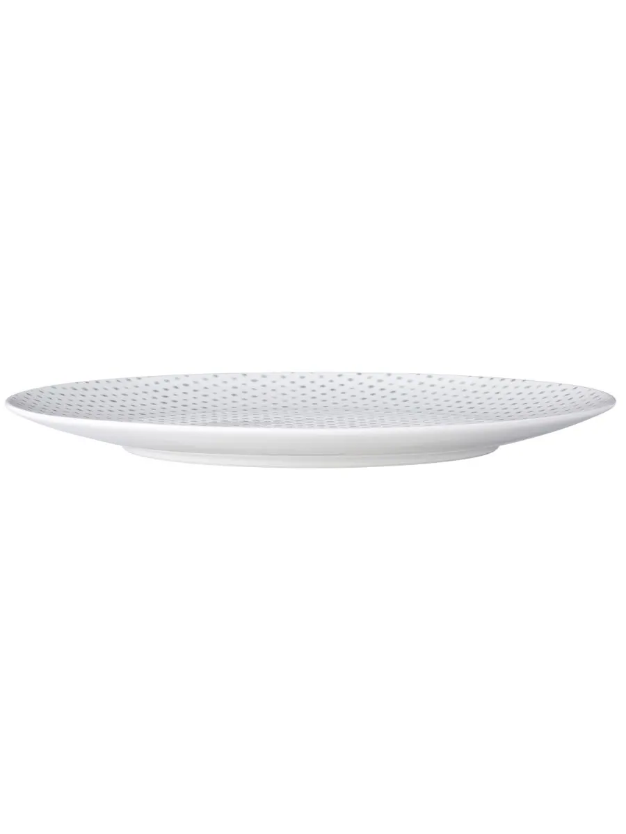 Набор из 4 обеденных тарелок Hammock Dots Coupe Noritake — изображение 4 из 5, зеленый