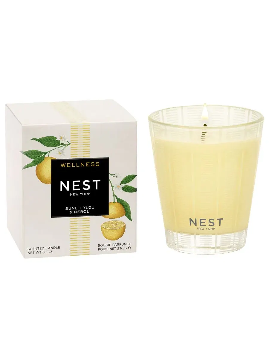 Ароматическая свеча Sunlit Yuzu and Mandarin, 230 г NEST New York — изображение 1 из 5, нет цвета