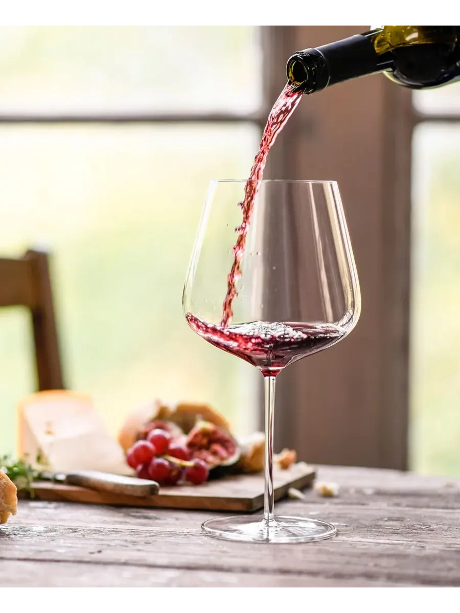 Набор из 4 бокалов для бордового вина Vervino Zwiesel Glas — изображение 6 из 10, прозрачный