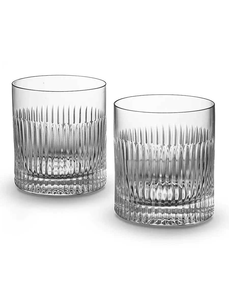 Набор из двух бокалов для виски Apex Double Old Fashioned Philip Whitney — изображение 1 из 4, прозрачный