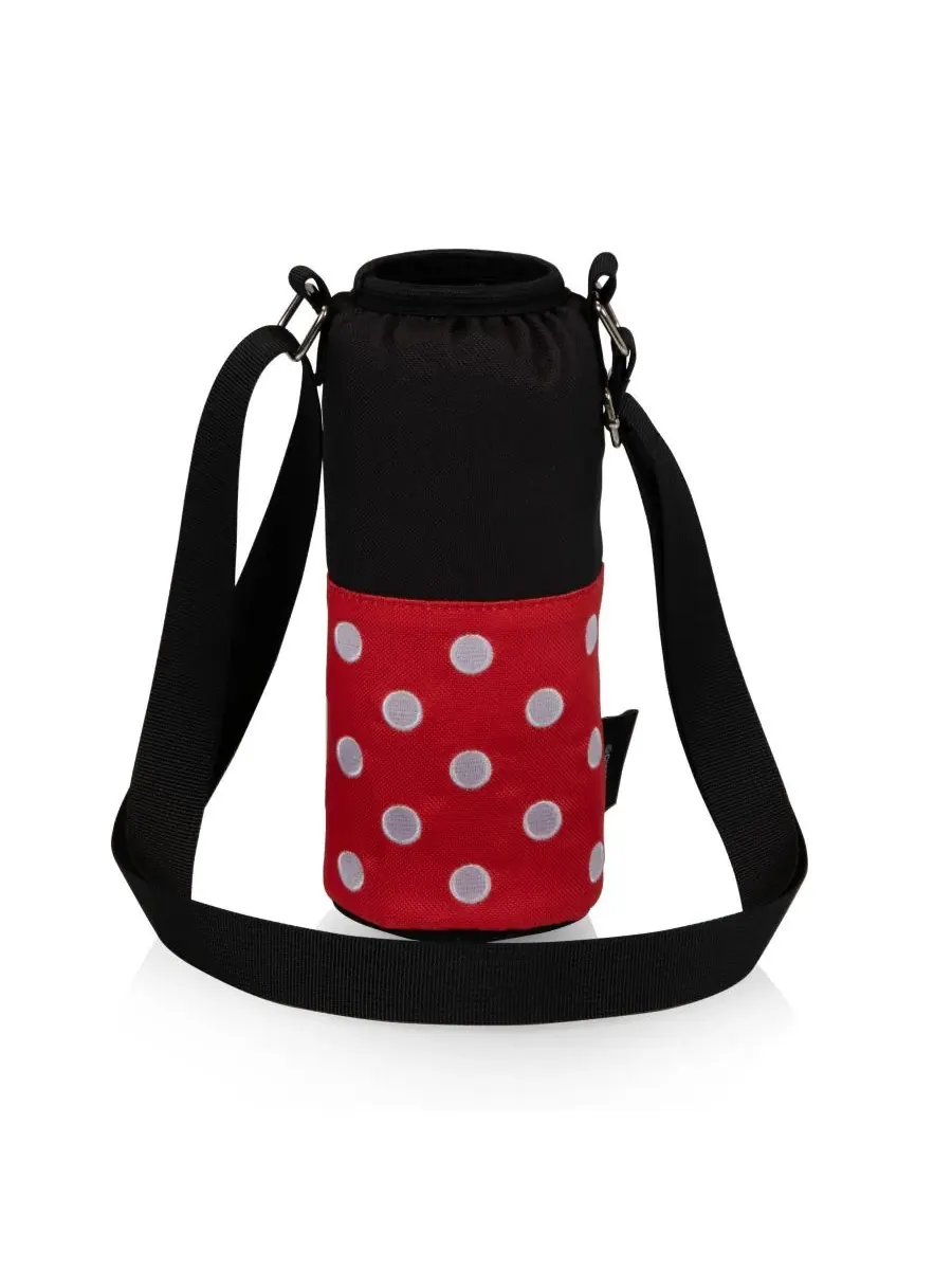 Набор сумок-холодильников для бутылок Disney Minnie Mouse, 0,7 л Oniva — изображение 2 из 6, черный красный