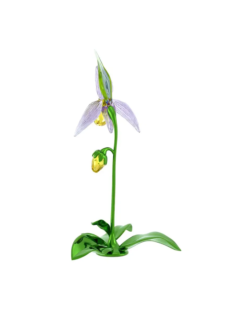 Фигурка орхидеи Florere Lady Slipper Crystal Swarovski — изображение 3 из 4, мульти