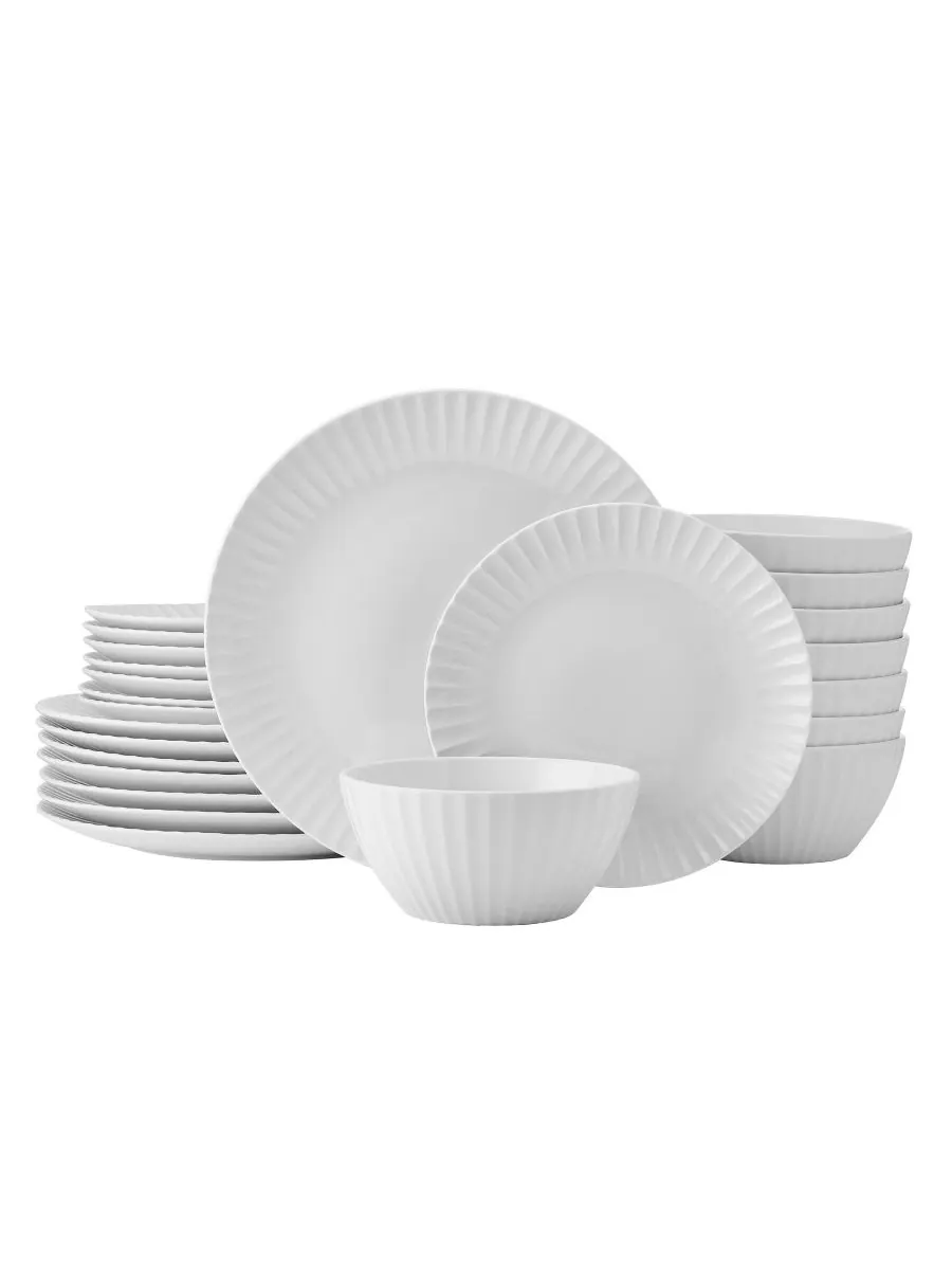 Столовый сервиз Fluted Grace из 24 предметов, на 8 персон Pfaltzgraff