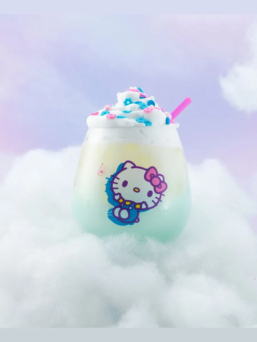 Набор из 4 бокалов без ножки Hello Kitty and Friends Above the Clouds JoyJolt — изображение 8 из 10, мульти