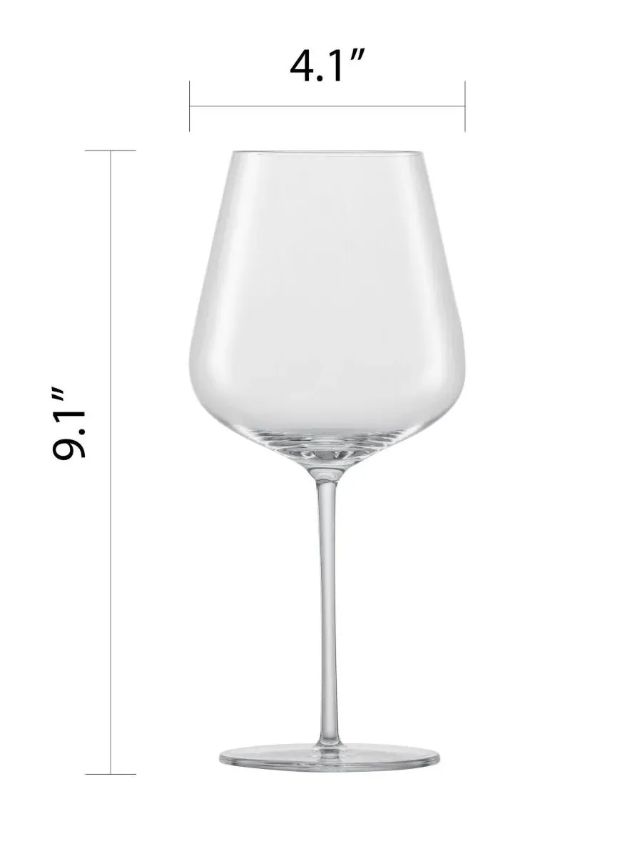 Набор из 4 бокалов для вина Вервино Божоле Zwiesel Glas — изображение 6 из 10, прозрачный