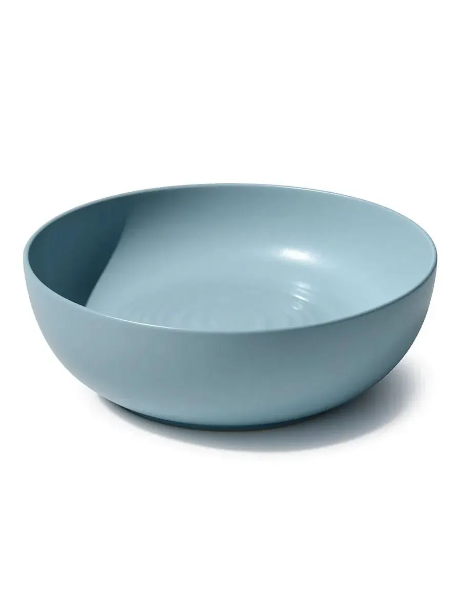 Набор из 6 обеденных мисок Terra, пластиковые Abode Homewares — изображение 2 из 3, синий