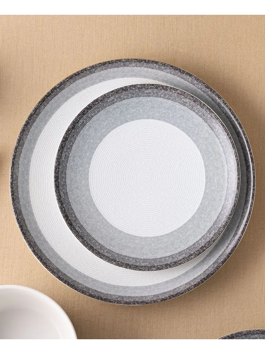Обеденная тарелка Colorscapes Layers Coupe, 28 см Noritake — изображение 4 из 20, темно-серый