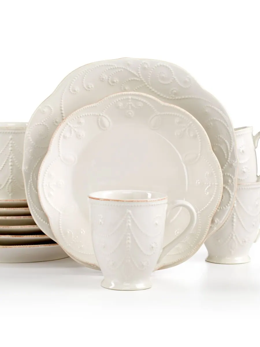 Французский столовый сервиз Perle, 12 предметов, на 4 персоны Lenox