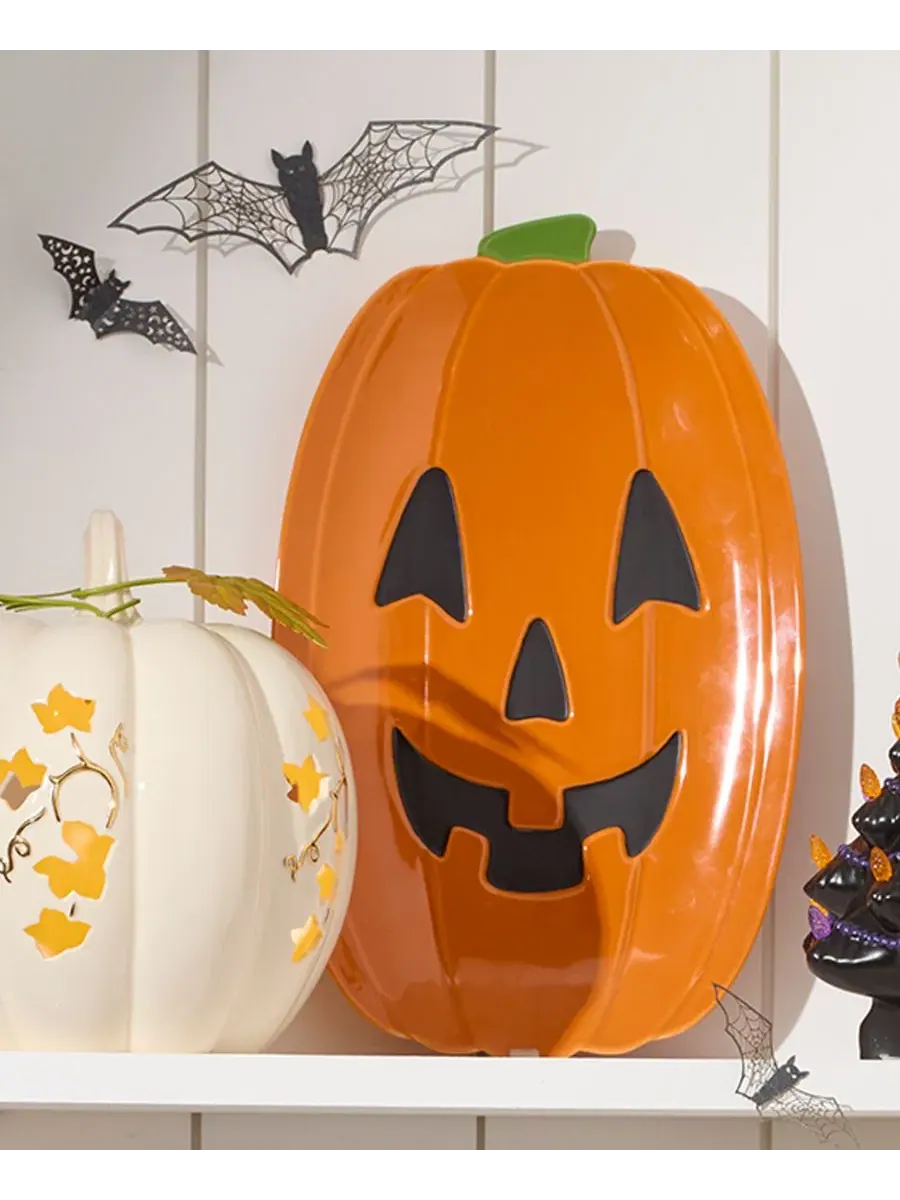 Фигурное блюдо для закусок Pumpkin Lenox — изображение 2 из 3, оранжевый