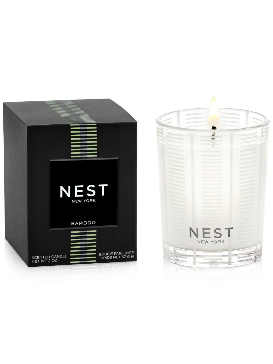 NEST New York Бамбуковая свеча-вотив, 57 г — изображение 1 из 3, бежевый
